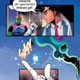 Wiccan using his powers to conjure Hulkling some new threads.